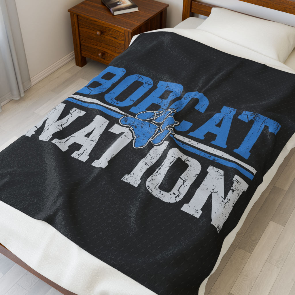 Bobcat Nation  Plush Blanket